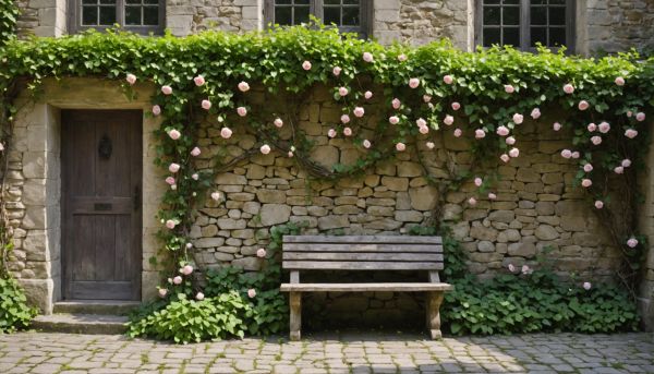 Les grimpantes fleuries pour habiller un vieux muret