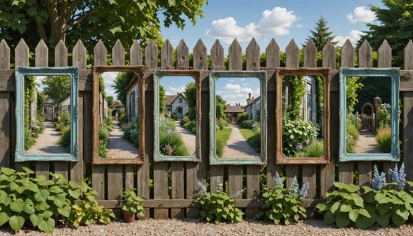 Pourquoi suspendre des miroirs sur les murs de clôture